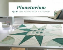 Planetarium Quilt Sew Along Week 4: Assemble Quilt