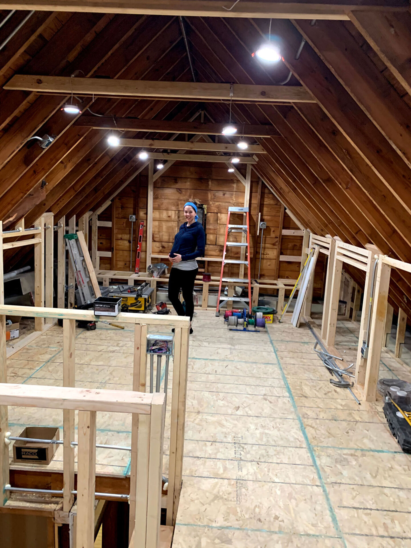 Need sewing room ideas? I renovated my attic and now it's a beautiful sewing room! suzyquilts.com Need sewing room ideas? I renovated my attic and now it's a beautiful sewing room! suzyquilts.com