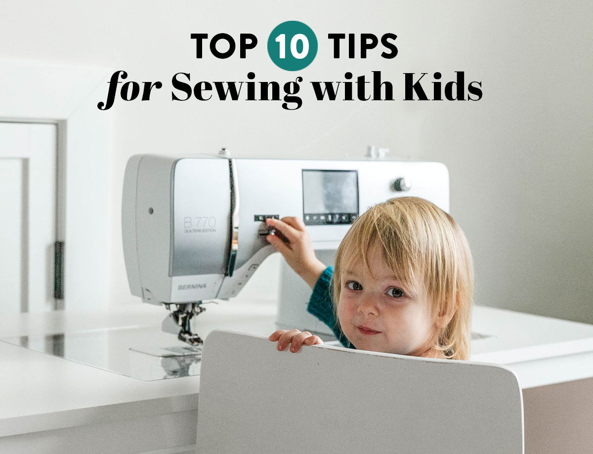 The best 10 tips for sewing with kids in this comprehensive guide! From safety to inspiration, there are so many ideas! suzyquilts.com