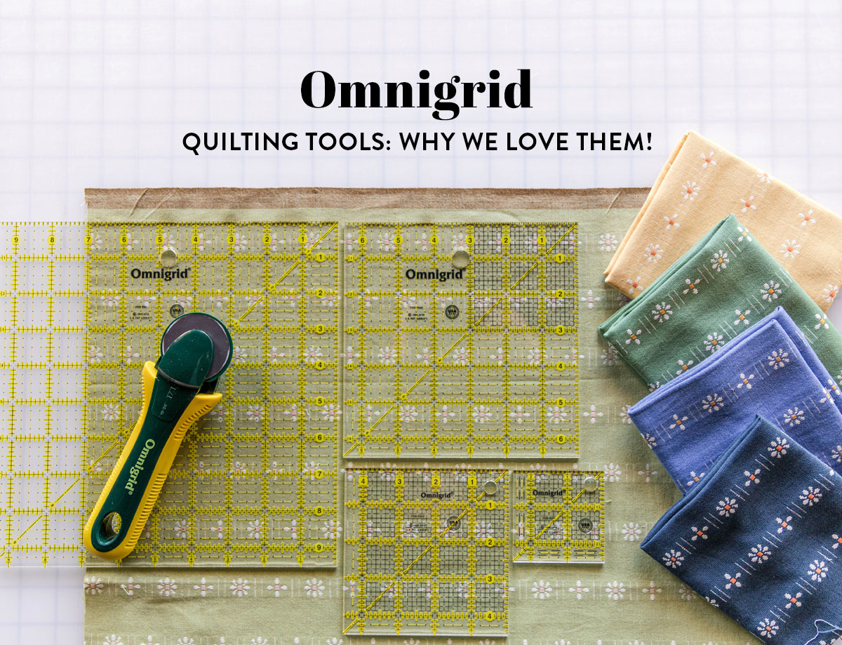 Learn why we love Omnigrid quilting tools and which products are our favorites, including cutting mats, rotary cutters, and rulers! suzyquilts.com