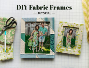 DIY Fabric Frames Tutorial for The Cutting Table. #thecuttingtable #suzyquilts