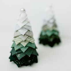 Folded Fabric Tree Ornament