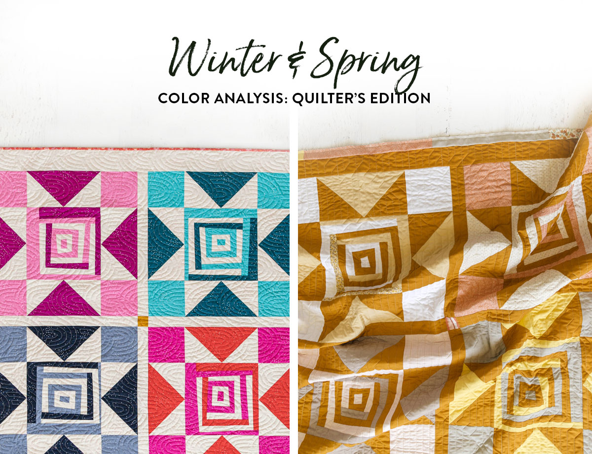 Winter & Spring Color Analysis: Quilter’s Edition - Suzy Quilts