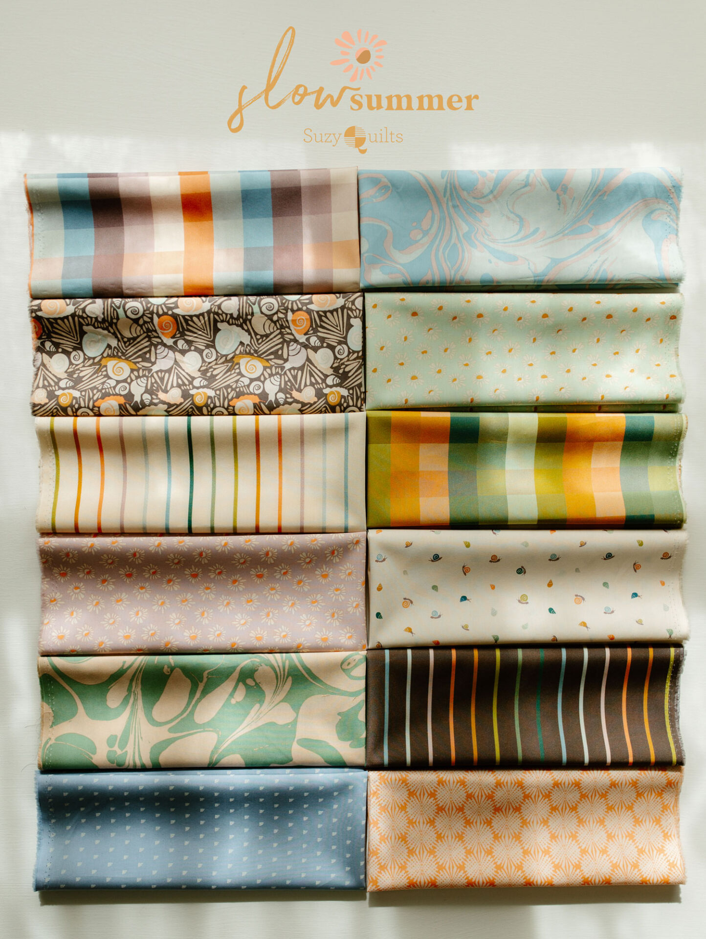 Slow Summer Fabric Collection by Suzy Quilts for Art Gallery Fabrics - suzyquilts.com Slow Summer Fabric Collection by Suzy Quilts for Art Gallery Fabrics - suzyquilts.com