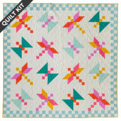 Dragonfly Lake Throw Quilt Kit