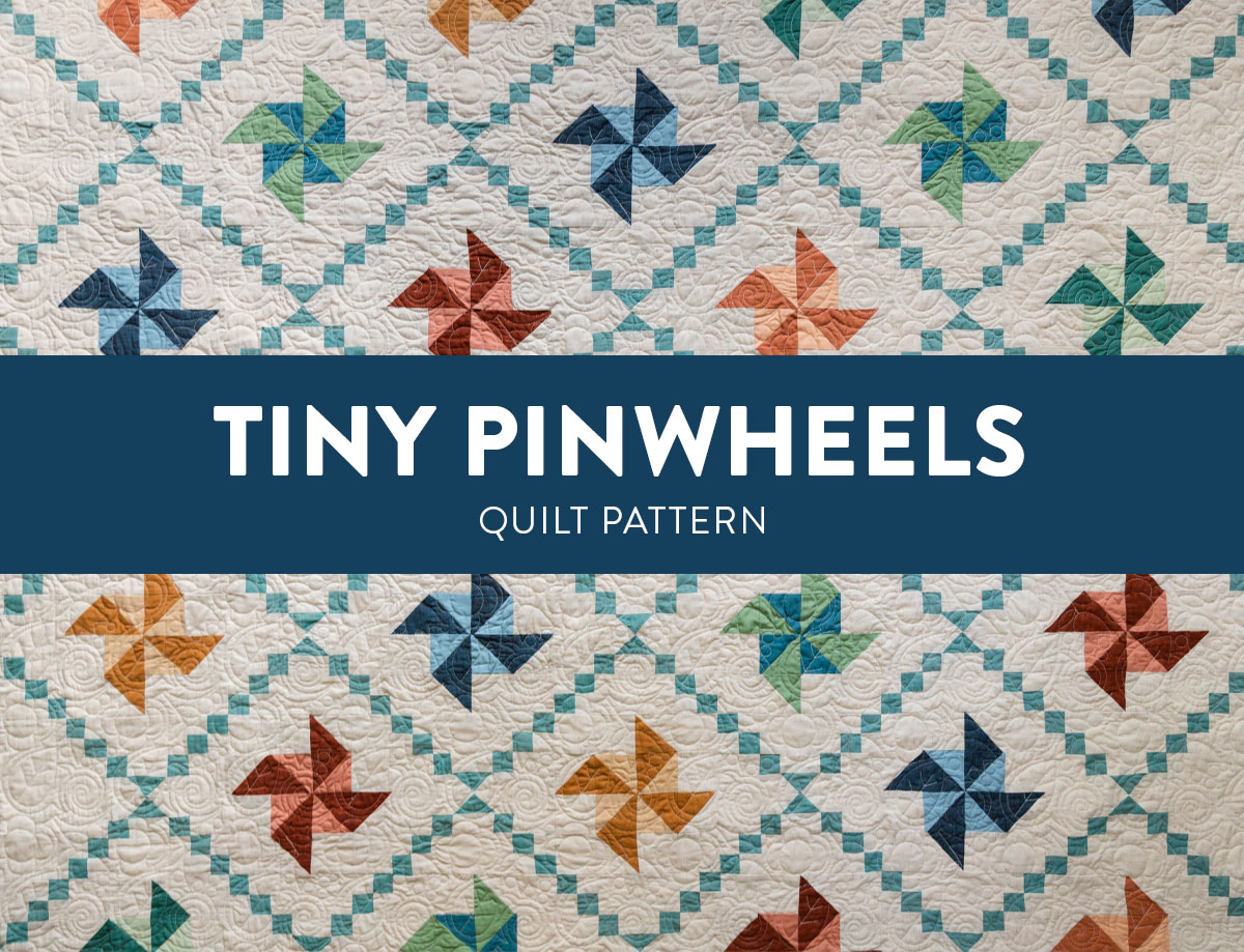 Tiny Pinwheels Quilt Pattern by suzyquilts.com