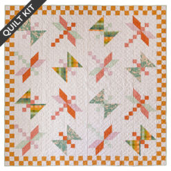 PREORDER Dragonfly Lake Throw Quilt Kit in Matcha