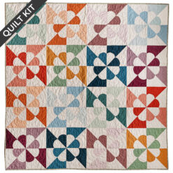 Noel Throw Quilt Kit in Signature PURE Solids