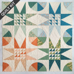 Planetarium Throw Quilt Kit in Evolve