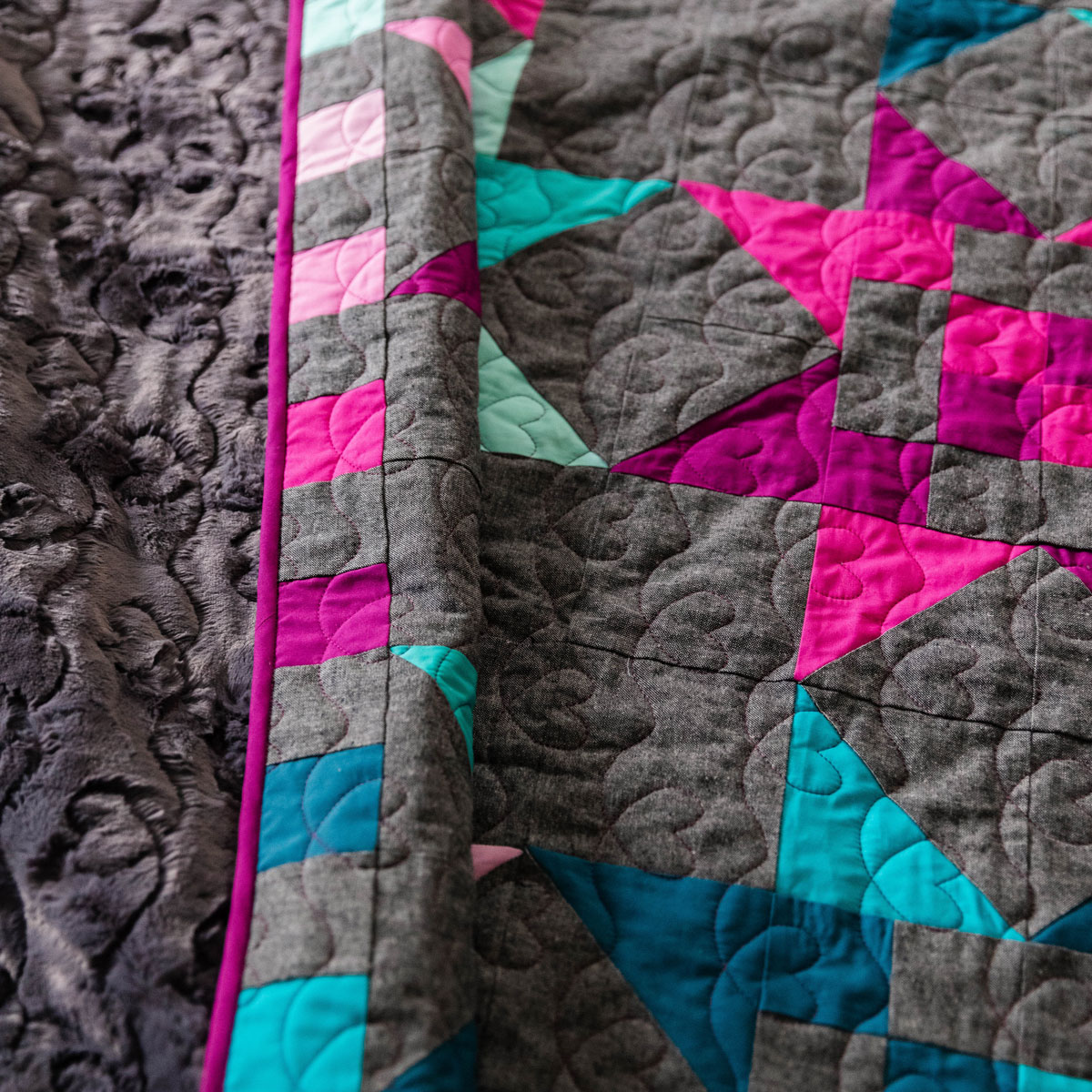 Beginner-friendly star quilt pattern
