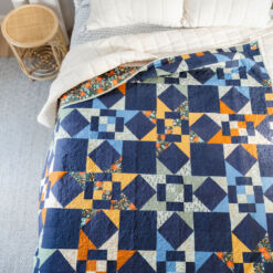Beginner-friendly quilt pattern that uses fat quarters