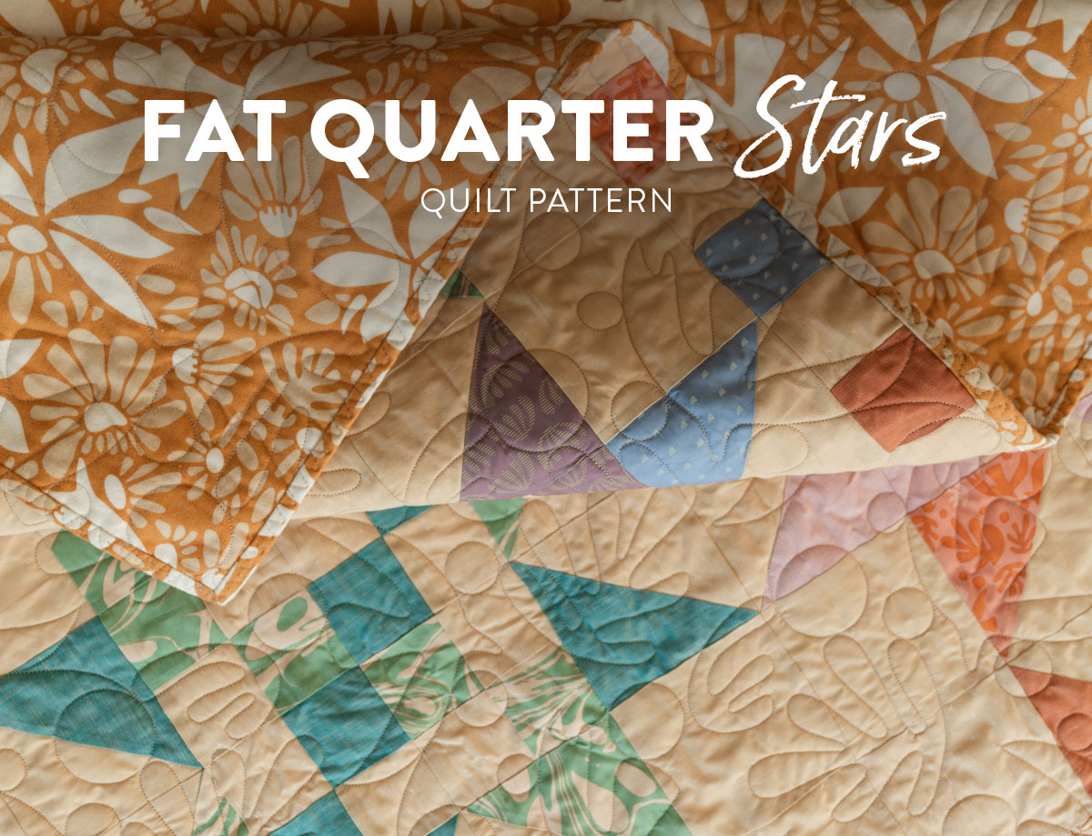 Fat Quarter Stars Quilt Pattern