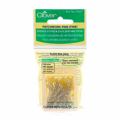 Clover Patchwork Glass Head Pins