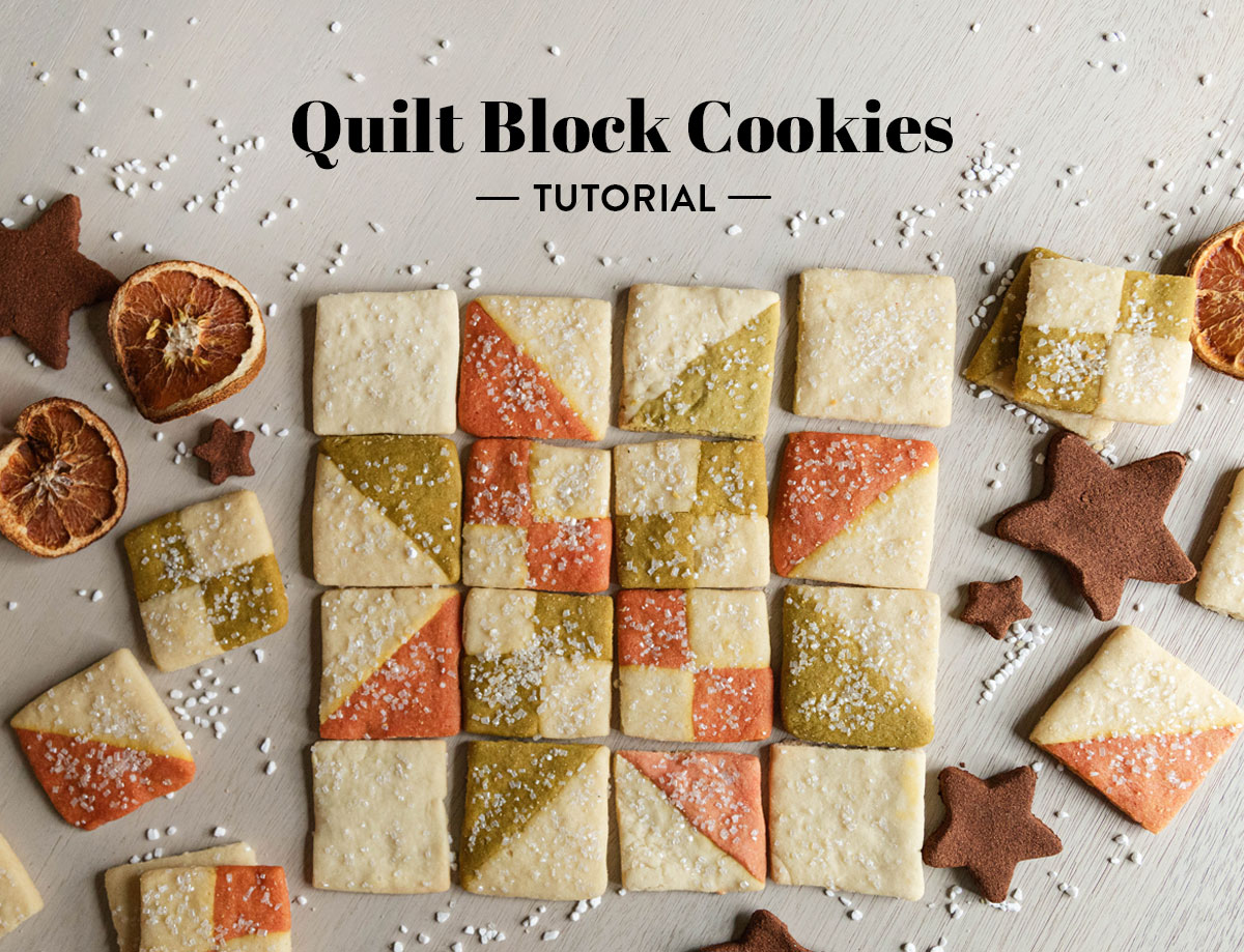 Quilt Block Cookies Tutorial