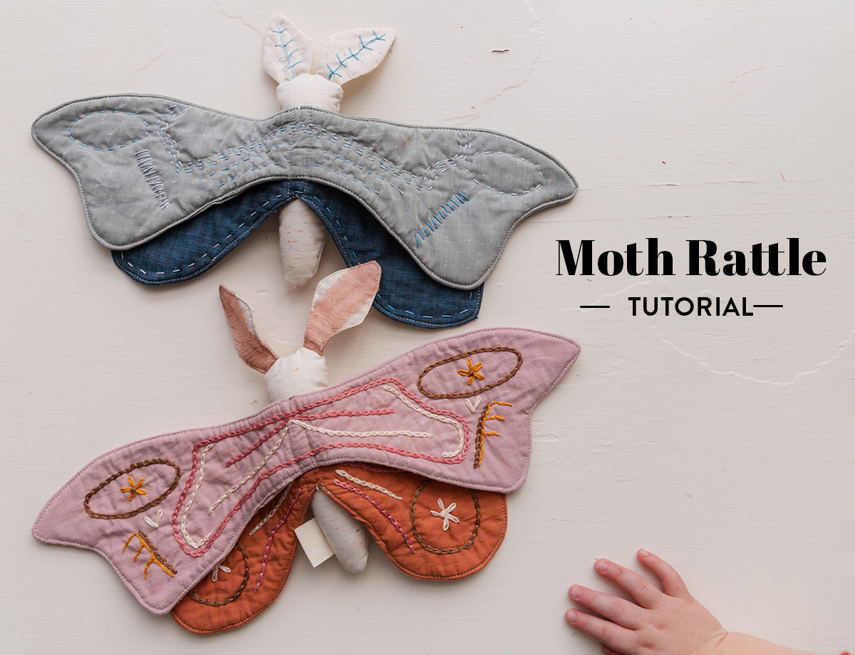 Moth Rattle Tutorial for The Cutting Table. #thecuttingtable #suzyquilts