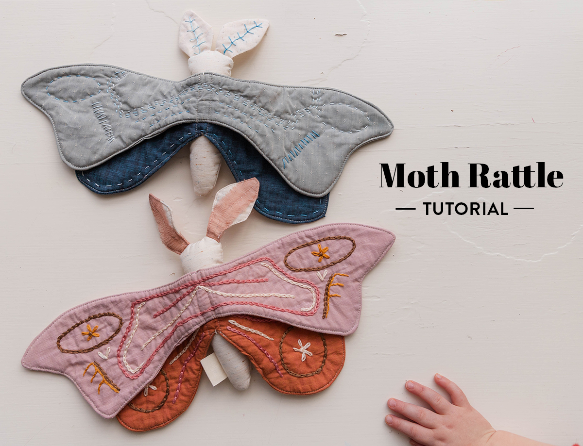 Moth Rattle Tutorial for The Cutting Table. #thecuttingtable #suzyquilts